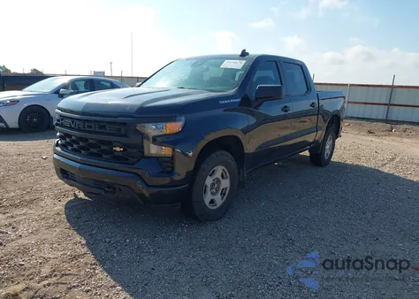 2022 Chevrolet Silverado 1500 2Wd Short Bed Custom из США, поврежденный, VIN 1GCPABEK6NZ610179
